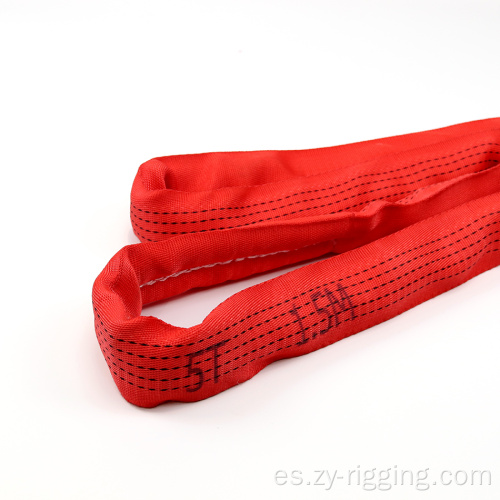 Poliéster de poliéster redondo redondo suave de cinta de cintas tubulares redondas